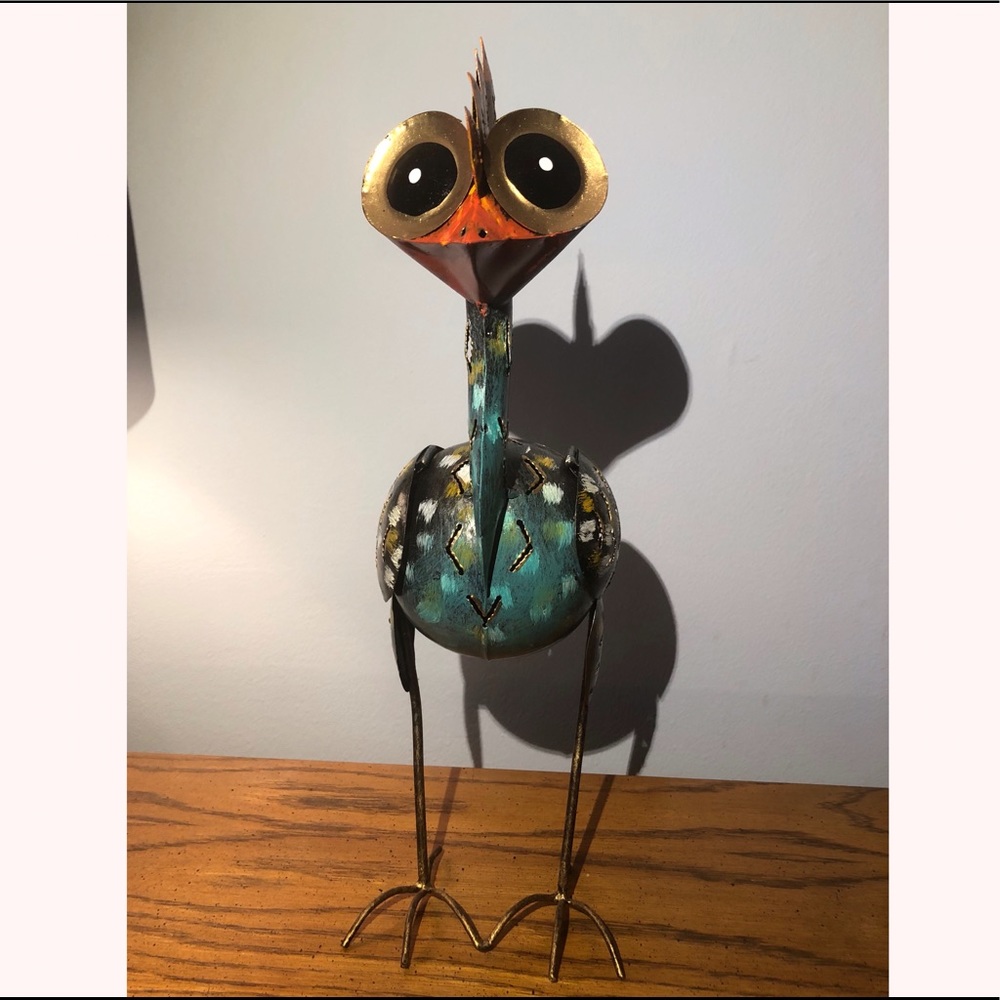 🎉HP🎉🆕 16” Metal Chicken Sculpture Decor Tea Light Holder - Picture 1 of 5